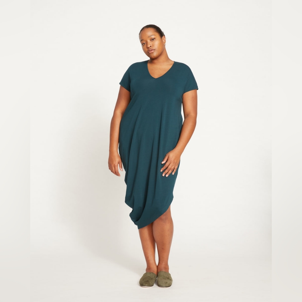 VGUC Universal Standard Iconic Geneva dress in deep sea, size S (14-16)